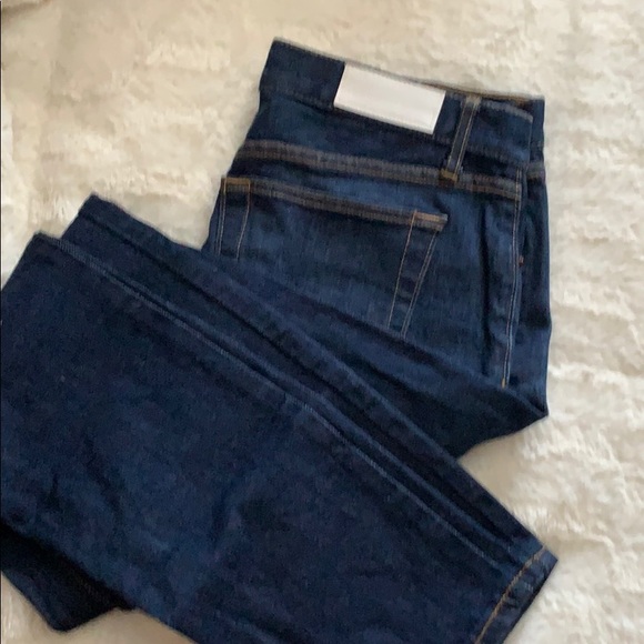 Redone denim dark wash mom jeans - Picture 6 of 7